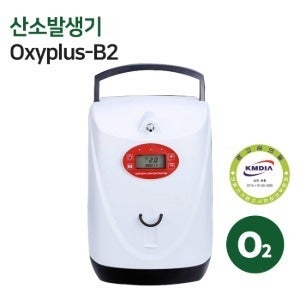 의료용 Oxyplus-B2 충전&이동식 산소발생기 2L 연속모드 흡입 모드 충전배터리 시거잭 220V