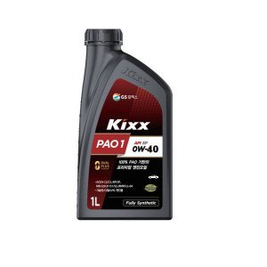 킥스 KIXX PAO1 0W-40 1L 합성엔진오일