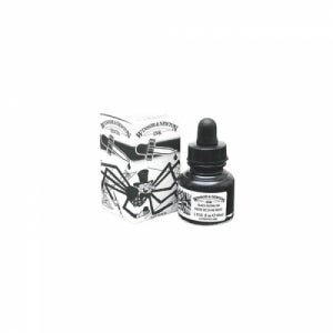 윈저앤뉴튼 드로잉잉크 30ml 드롭퍼캡 (030_Black Indian Ink)