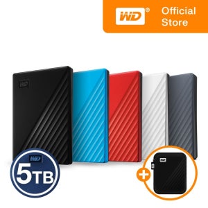 웨스턴디지털 [WD공식스토어/우체국택배] WD NEW My Passport 5TB 외장하드 파우치증정