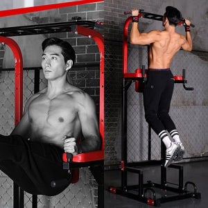 멜킨 포스 치닝디핑 가정용 철봉 실내 턱걸이 운동 기구 풀업바 홈트레이닝