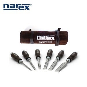 나렉스 우드라인 프로피 평끌세트 6pcs No.853053 / 6,10,12,16,20,26mm(정품 가죽끌집 14포켓 포함)