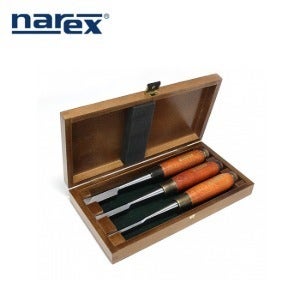 나렉스 우드라인 플러스 도브테일 끌세트 3pcs no.8135
