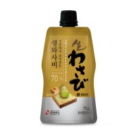 주비푸드 자연에서 갈아만든 생와사비 70% 75g