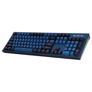 COX CK01 Navy 교체축 사이드 RGB 게이밍 기계식 키보드 (청축)