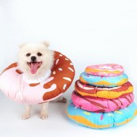 에코벨 강아지 넥카라 도넛 쿠션 M 깔대기 튜브 수술 목보호