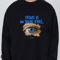 키밍 Jesus is in your eyes 교회 단체복 긴팔티셔츠