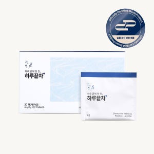 슬룸 하루끝차 차 캐모마일 라벤더 루이보스 히비스커스 삼각 티백