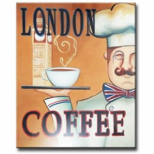커피숍그림 커피포스터 사이즈 직접그린 유화그림 B-2592