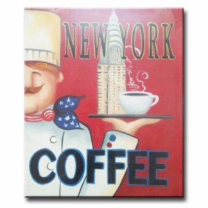 커피숍그림 커피포스터 사이즈 직접그린 유화그림 B-2593