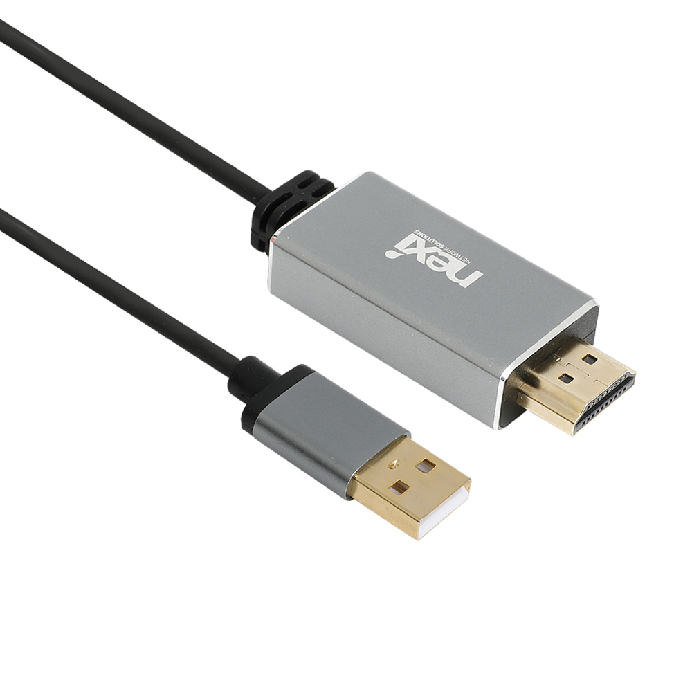 NX1099 USB2.0 HDMI 캡처 보드 케이블타입 2M(NX-CAP01) (밀알)