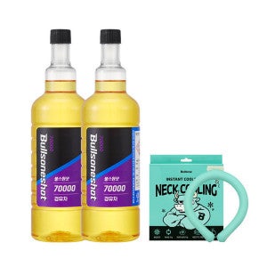 불스원 불스원샷 7만 500ml 2개입 2종택1(휘/경) +사은품(불키 한정판 넥쿨링 목걸이) 증정