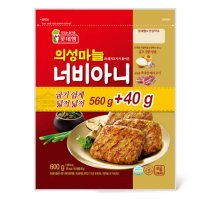 롯데푸드 푸른들마켓 의성마늘너비아니 600g 560g 40g