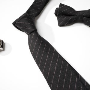 핀 스트라이프 이태리 램스울 타이, 루나터치 LUNA TOUCH