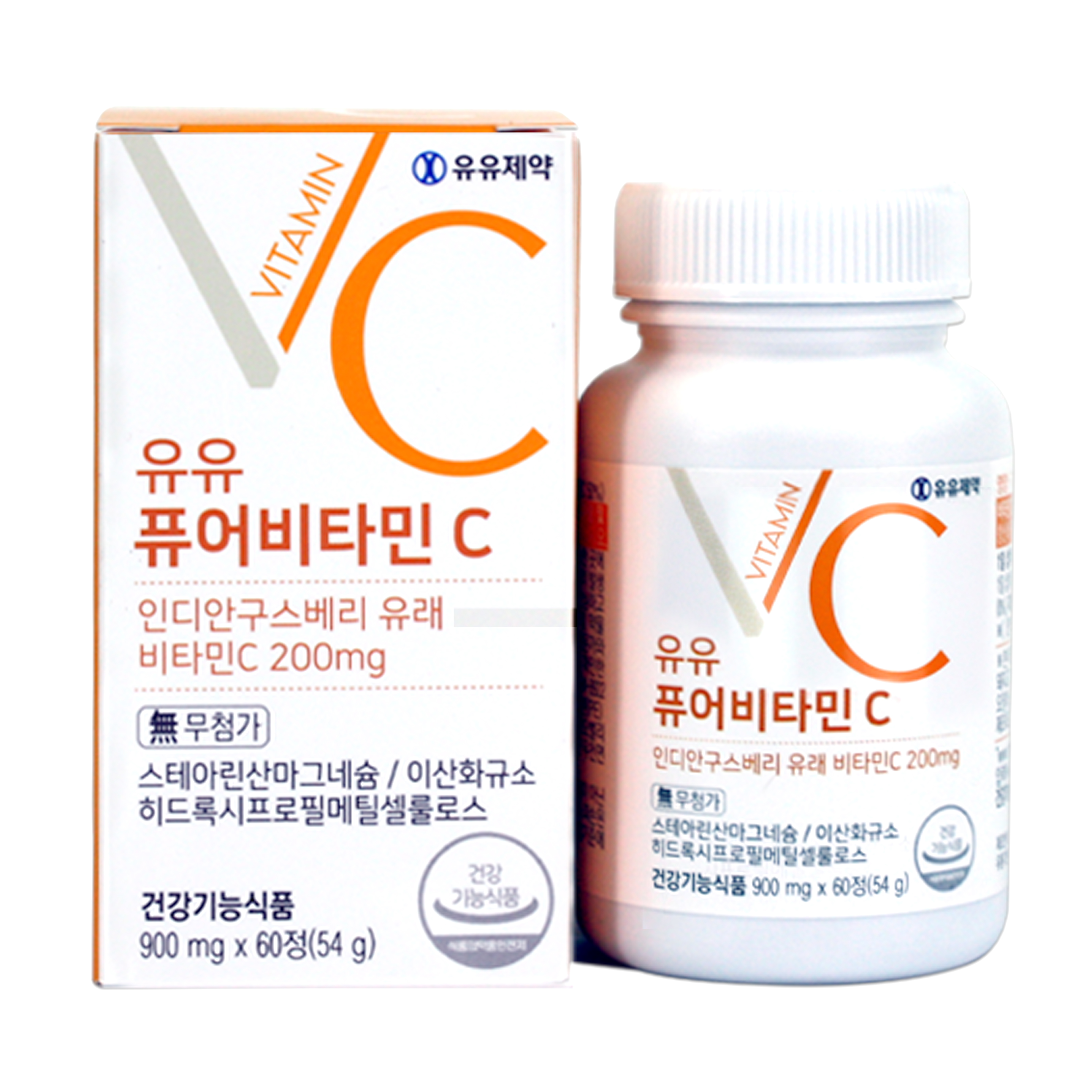 유유<b>제약</b> 퓨어 <b>비타민C</b> 900mg x 60캡슐