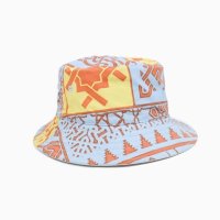 오베이 반다나 버킷햇BANDANA BUCKET HAT (Orange Bandana/White)