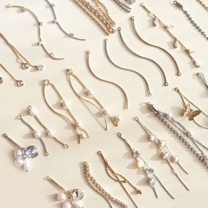 75종 귀걸이 만들기 부자재 막대 체인 펜던트 참장식 악세사리 재료 22종 모음[C타입]