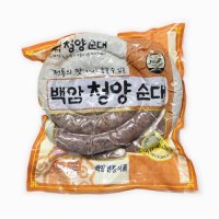 백암 청양 순대 2kg 매운 순대