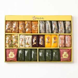 백년건강 3호 (쇼핑백 포함ㅣ밥알찹쌀떡 2개, 영양찰떡 26개)