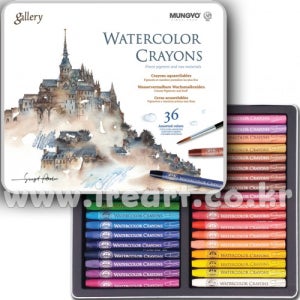 20000 문교 수채크레용 36색 세트 - MAC-36T