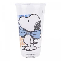 피너츠 스누피 투명유리컵 투명물컵 대용량컵 -키티야