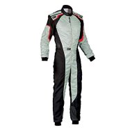 정규품OMP KS-3 SUIT 2019 실버/블랙 46사이즈 CIK-FIA LEVEL-2공인 레이싱 슈트