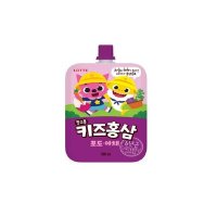 롯데칠성 브레드이발소 키즈홍삼 포도야채 100ML