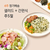 샐러드+라이스 4주 식단 정기 배달 간편식