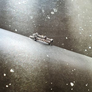 [실버/14K] 별의 조각 레이어드 반지, 달토끼