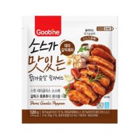 플러스원 굽네 소스가 맛있는 닭가슴살 슬라이스 데미갈릭페퍼 120g