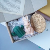 토끼 선인장세트 오브제캔들 양초 향초 소소한선물