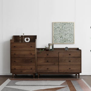 [헤리티지월넛] B형 서랍장 세트