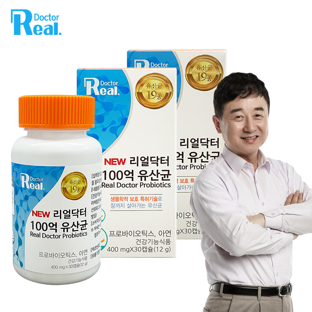 [리얼닥터] 포스트바이오틱스 100억 유산균 400mgx30캡슐 2개