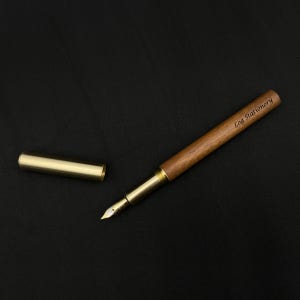 LOG 우드 황동 만년필 [Wood + Brass] , 나미브 디자인 스튜디오