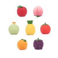 패리스독 과일 라텍스 장난감-색상임의  단품