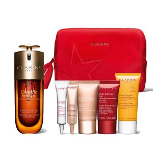 [롯데백화점] 클라랑스 [단독] 더블세럼 G9 75ml 세트 (홀리데이 파우치+ 디럭스 5종 증정) LE1206839009