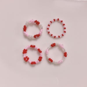 🍓체리쥬빌레 비즈반지 하이틴, 마키스토아