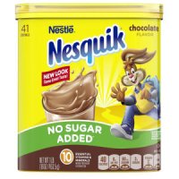 네슬레 네스퀵 무설탕 초코 파우더 Nesquick Chocolate 16oz 453 5g 6개