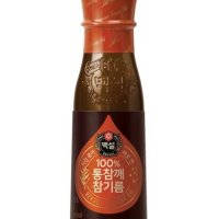 CJ제일제당 백설 100% 통참깨 참기름 110ml