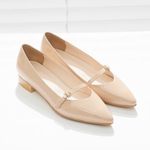 여성미뿜뿜 에나멜 플랫단화