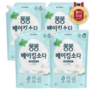 퐁퐁 주방세제 베이킹소다 1200ml x 4개