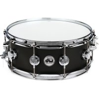 DW Carbon Fiber Snare Drum - 5 5 x 14 - Chrome Hardware