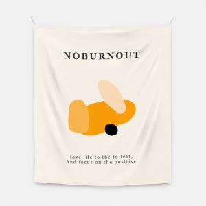 노번아웃 패브릭 포스터 대형