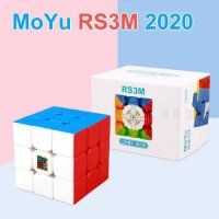 간즈 자석 루빅스 선수용 큐브 Moyu rs3m 2020 마그네틱 RS3M 33 매직