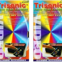 2 팩 헤드 청소 비디오 테이프 카세트 VHS VCR 플레이어 레코더 습식 드라이 클리너