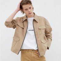 [인프랩] ZIPPED BEIGE SHIRT JACKET IPSS21JK