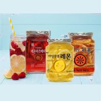 [녹차원] 아임생생 과일청 3종 (레몬 550g+자몽 550g+레몬라즈베리 500g)