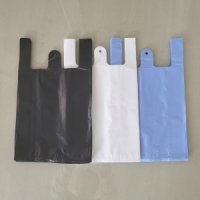 한결포장 일반 마트봉투 검정 손잡이 비닐봉투 2호  200매
