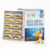 지웨이 알티지 오메가3 장용성 EPA DHA 1200mg x 60캡슐
