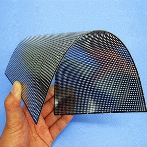 [LD43] 150 x 250 휘어지는 사각만능기판 (양면) 플렉시블 만능PCB 납땜